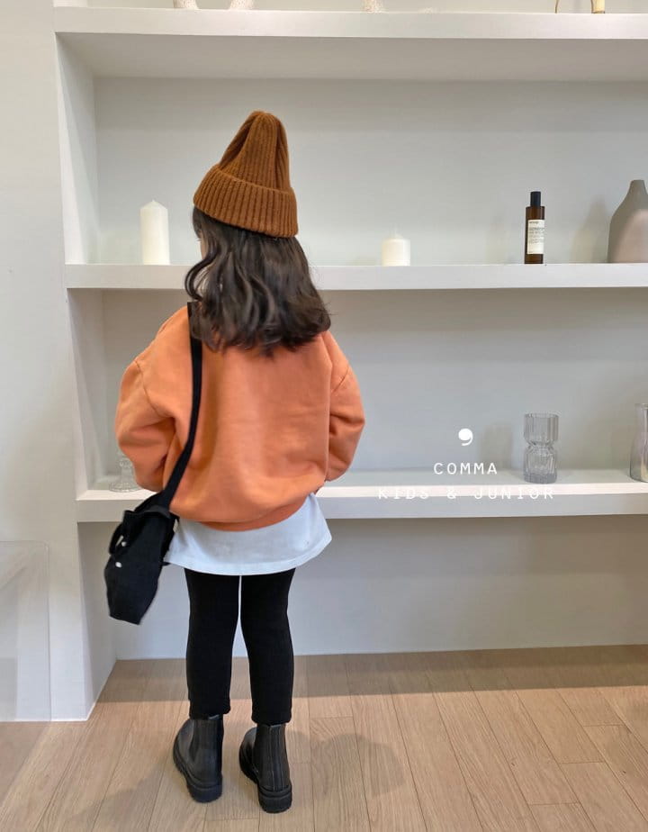 COMMA - Korean Children Fashion - #Kfashion4kids - Label Leggigns Winter Fleece - 10