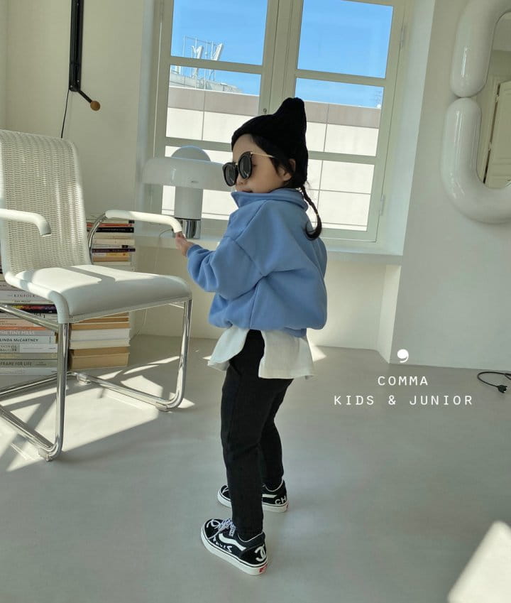 COMMA - Korean Children Fashion - #Kfashion4kids - Label Leggigns Winter Fleece - 2