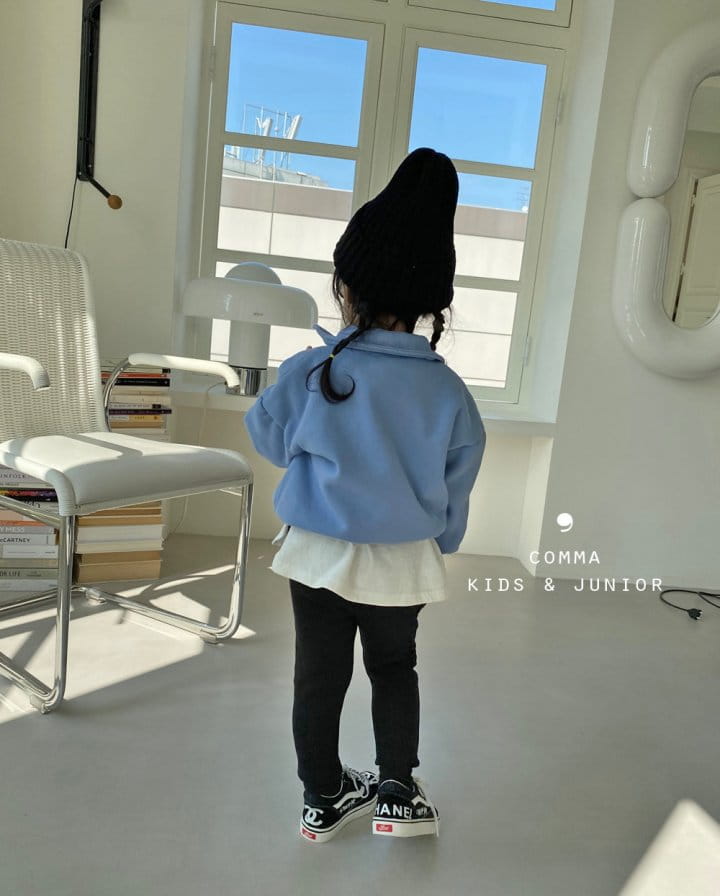 COMMA - Korean Children Fashion - #Kfashion4kids - Label Leggigns Winter Fleece - 3