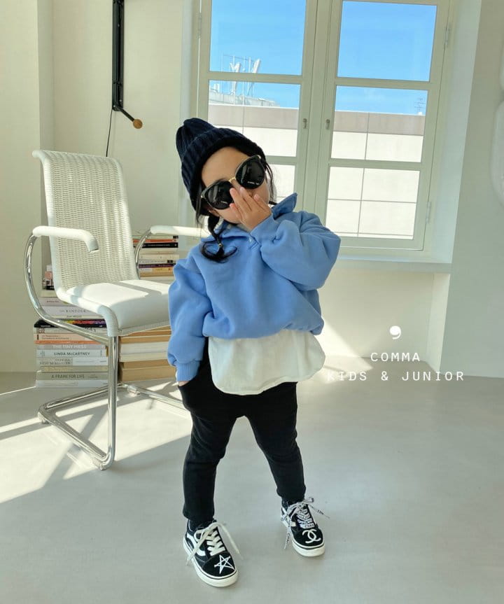 COMMA - Korean Children Fashion - #Kfashion4kids - Label Leggigns Winter Fleece - 5