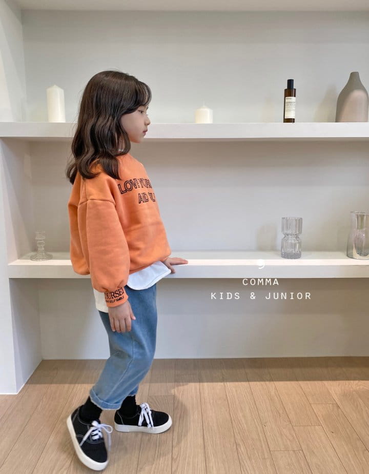 COMMA - Korean Children Fashion - #Kfashion4kids - Love Embroidery Sweatshrit Winter Fleece  - 3