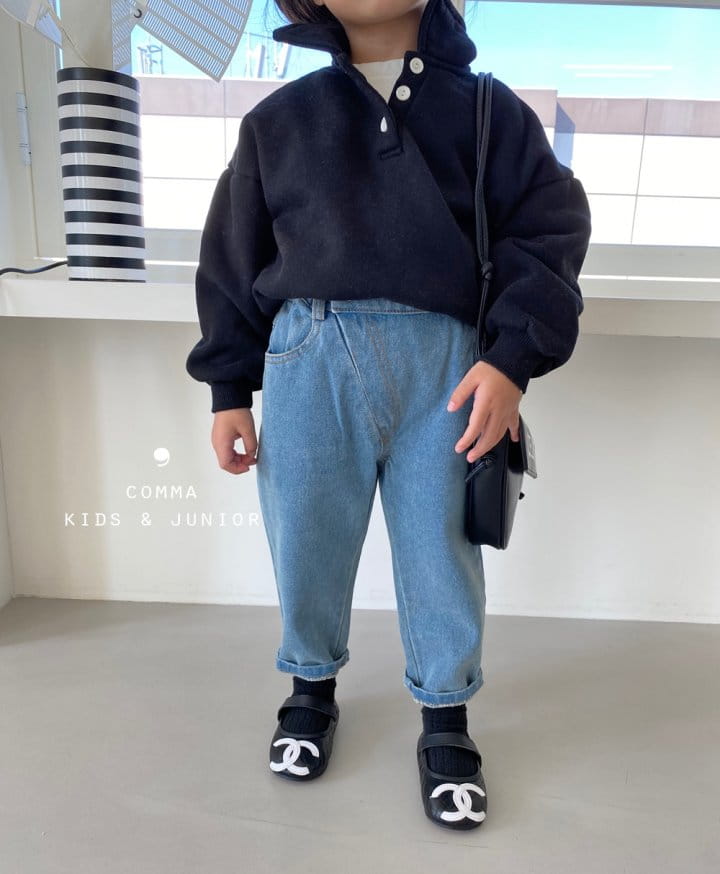 COMMA - Korean Children Fashion - #Kfashion4kids - Button Sweatshirt Winter Fleece - 2