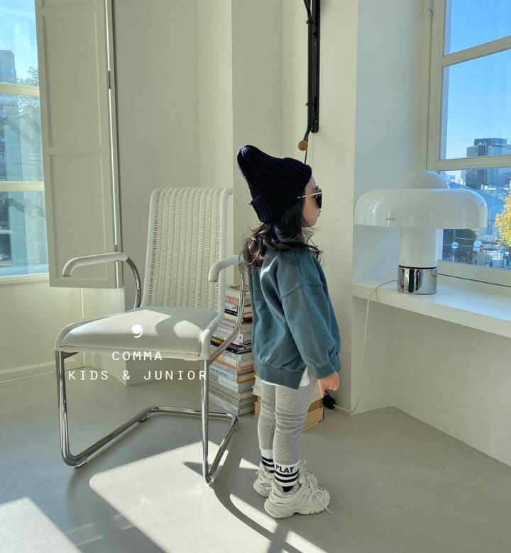 COMMA - Korean Children Fashion - #Kfashion4kids - Slit Sweatshirt