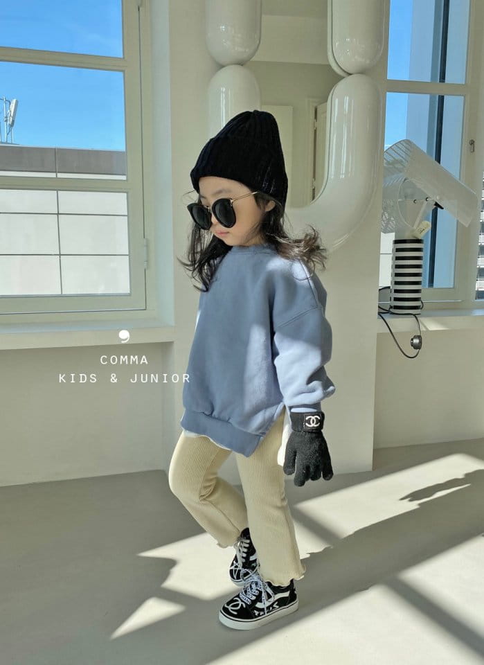 COMMA - Korean Children Fashion - #Kfashion4kids - Slit Sweatshirt - 2