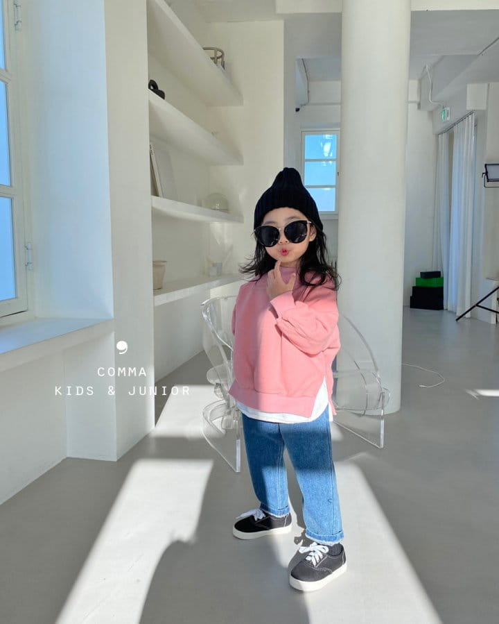 COMMA - Korean Children Fashion - #Kfashion4kids - Slit Sweatshirt - 3