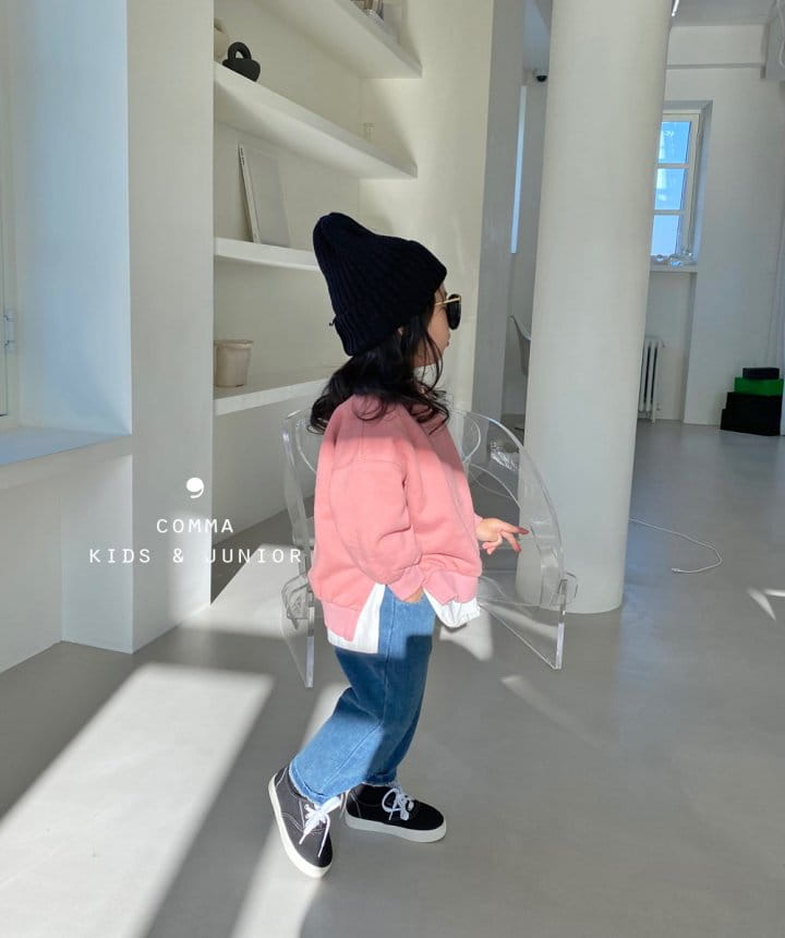 COMMA - Korean Children Fashion - #Kfashion4kids - Slit Sweatshirt - 6