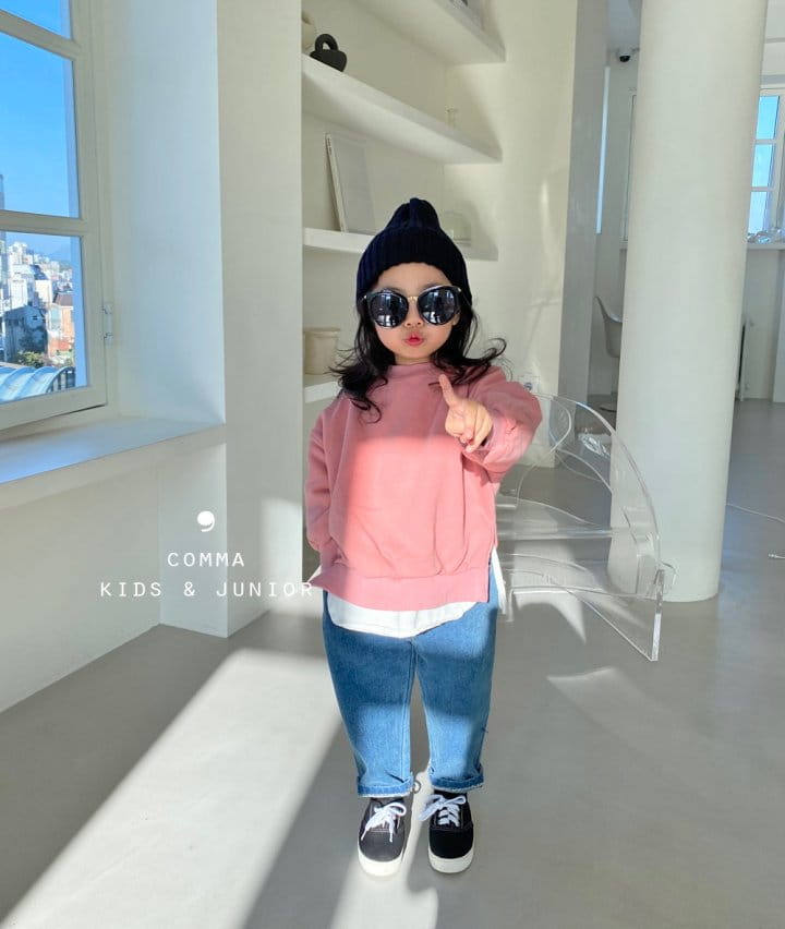 COMMA - Korean Children Fashion - #Kfashion4kids - Slit Sweatshirt - 7