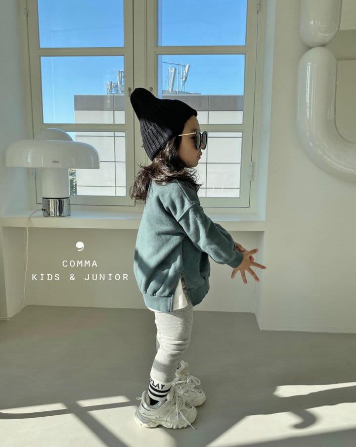 COMMA - Korean Children Fashion - #Kfashion4kids - Slit Sweatshirt - 9