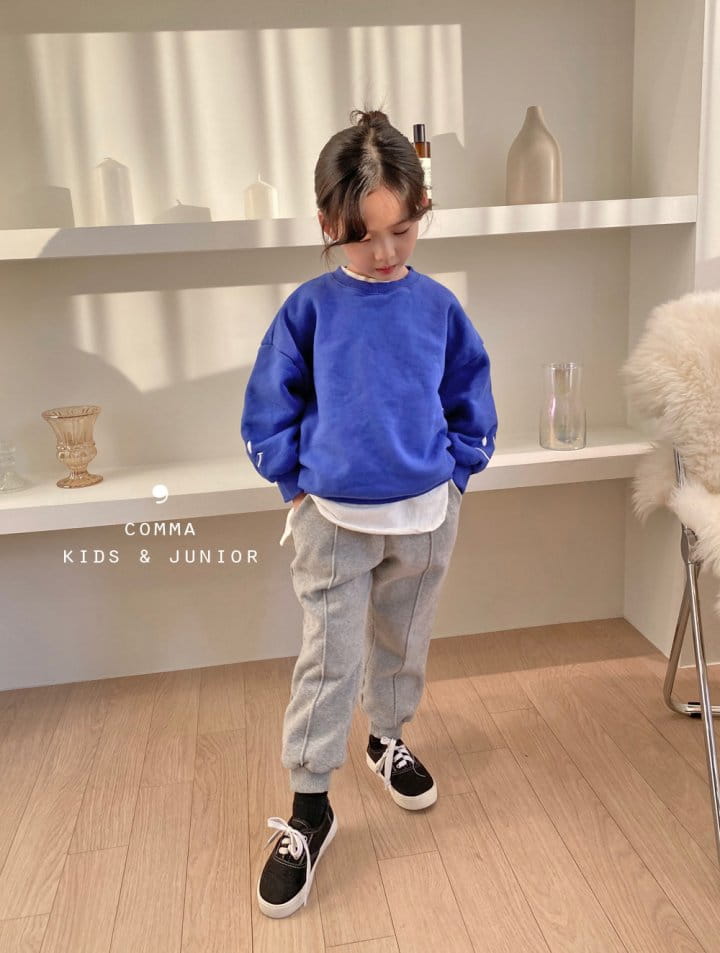 COMMA - Korean Children Fashion - #Kfashion4kids - Smile Embroidery Sweatshirt - 6