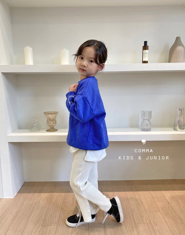 COMMA - Korean Children Fashion - #Kfashion4kids - Smile Embroidery Sweatshirt - 9
