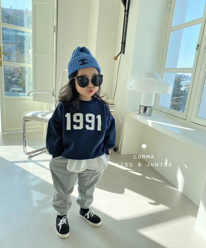 COMMA - Korean Children Fashion - #Kfashion4kids - Pintuck Label Jogger Pants Winter Fleece - 2