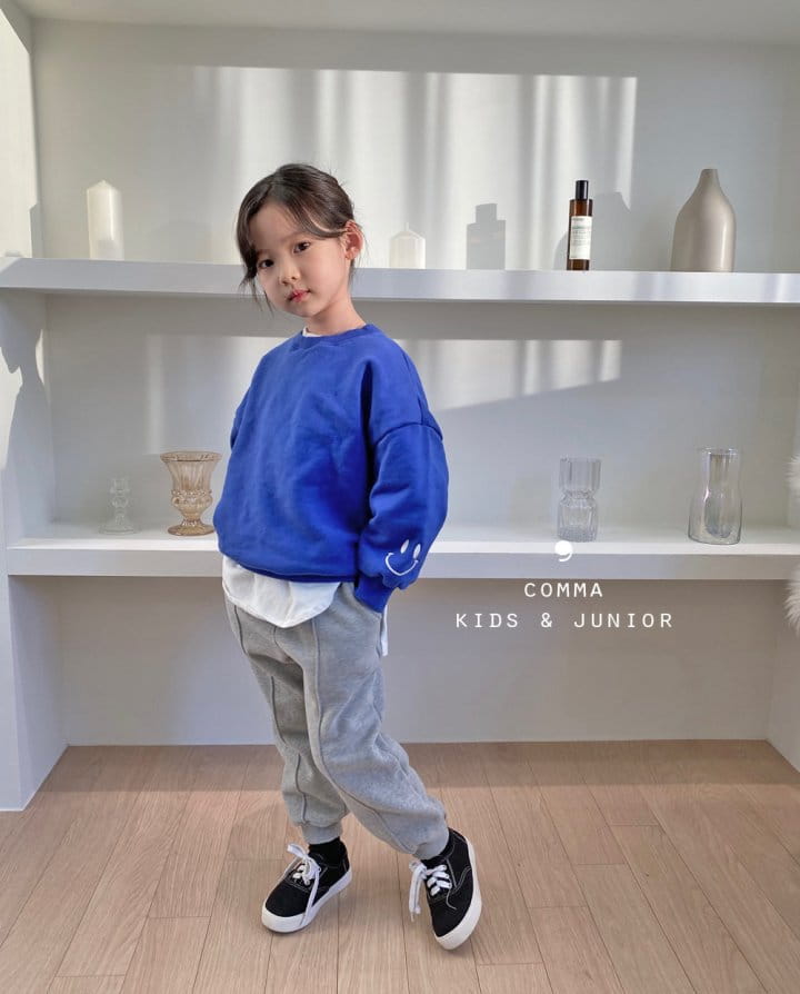 COMMA - Korean Children Fashion - #Kfashion4kids - Pintuck Label Jogger Pants Winter Fleece - 8