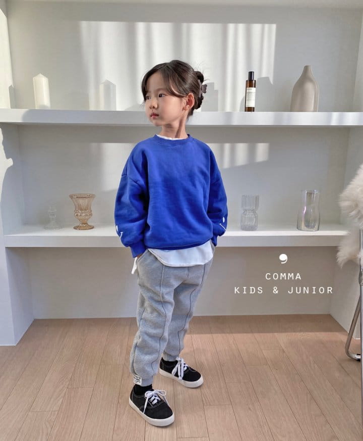 COMMA - Korean Children Fashion - #Kfashion4kids - Pintuck Label Jogger Pants Winter Fleece - 9