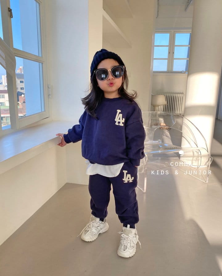 COMMA - Korean Children Fashion - #Kfashion4kids - La Top Bottom Set - 4