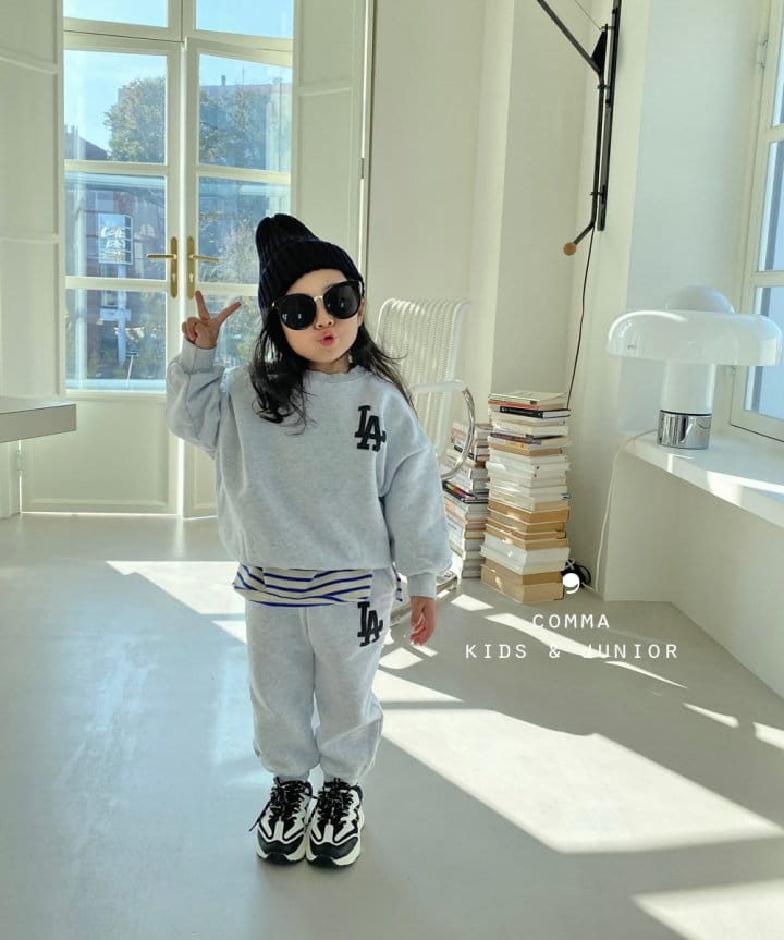 COMMA - Korean Children Fashion - #Kfashion4kids - La Top Bottom Set - 7