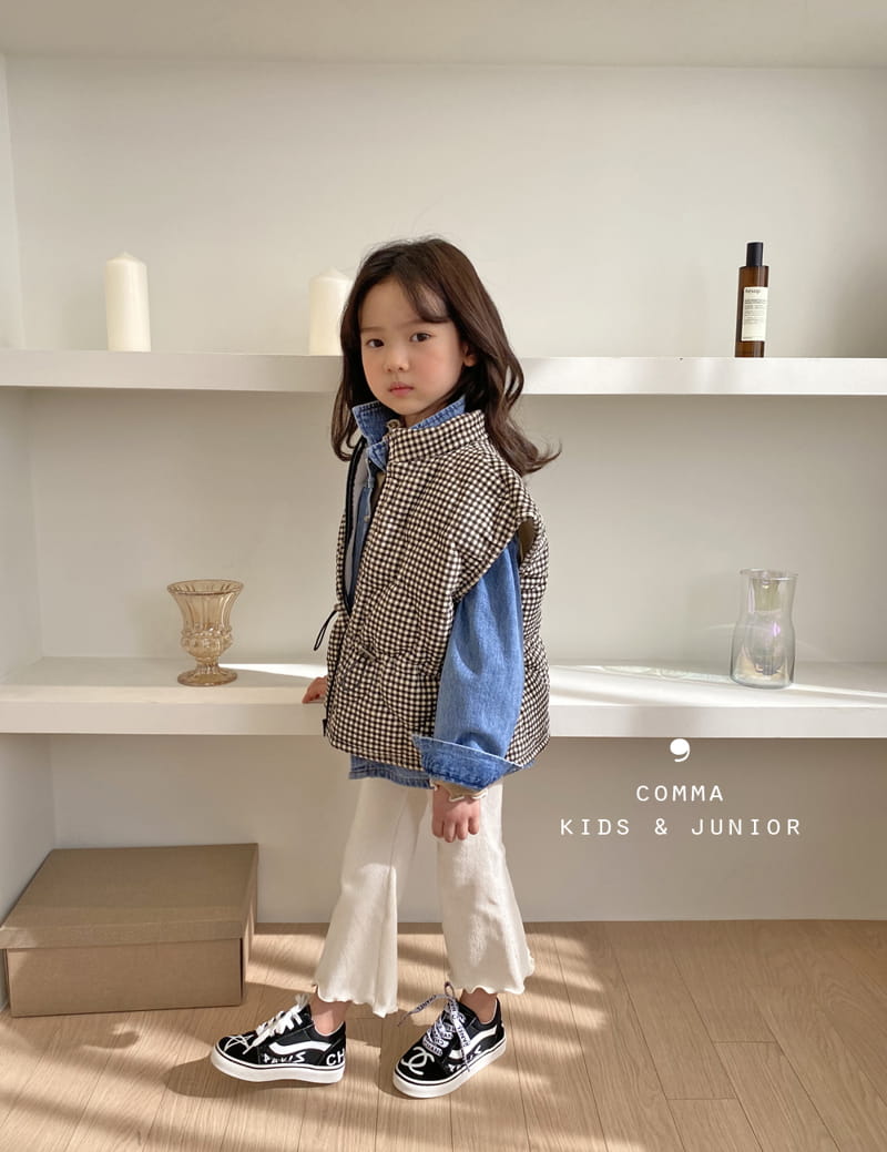 COMMA - Korean Children Fashion - #Kfashion4kids - Check Quilting Vest - 5