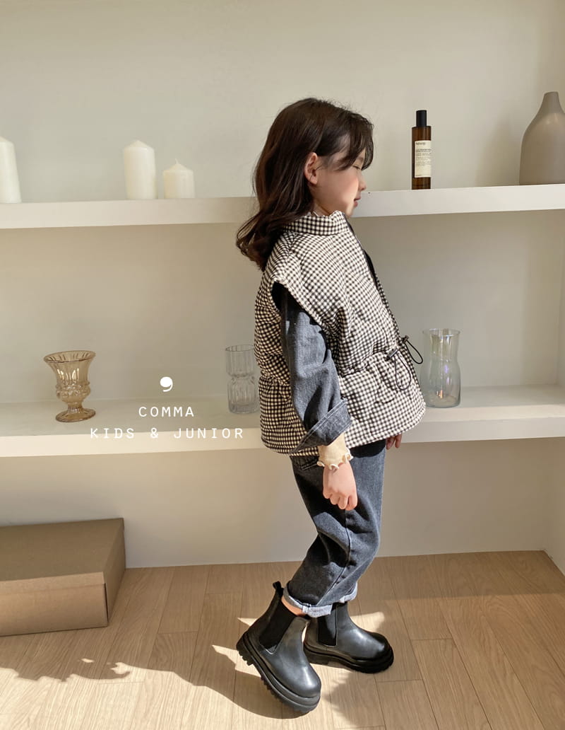 COMMA - Korean Children Fashion - #Kfashion4kids - Check Quilting Vest - 7