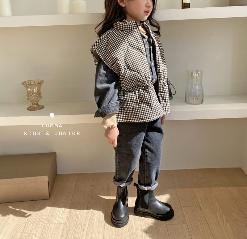 COMMA - Korean Children Fashion - #Kfashion4kids - Check Quilting Vest - 8