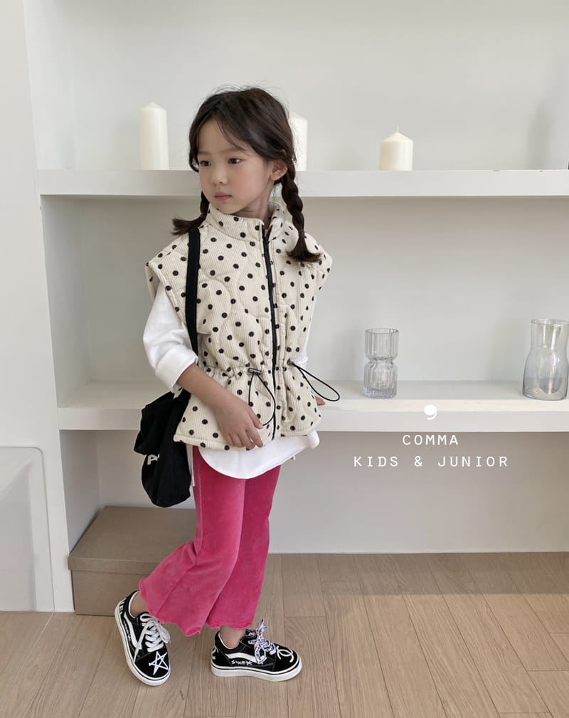 COMMA - Korean Children Fashion - #Kfashion4kids - Rib Quilting Vest - 12