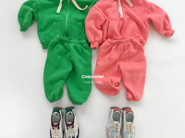 CONCOCTER - Korean Children Fashion - #Kfashion4kids - Jjang Hoody Top Bottom Set - 11