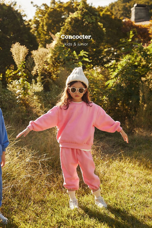 CONCOCTER - Korean Children Fashion - #Kfashion4kids - Color Fleece Top Bottom Set - 4