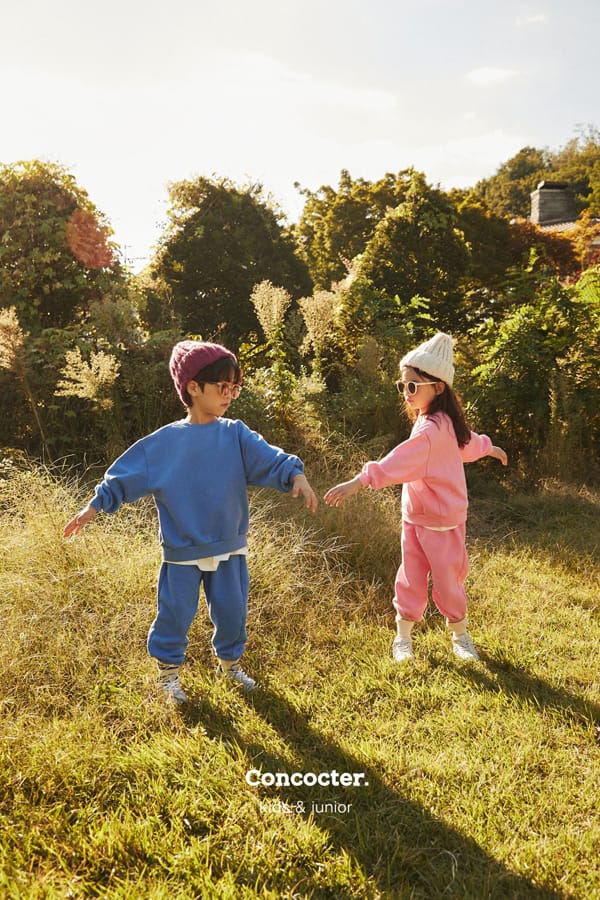 CONCOCTER - Korean Children Fashion - #Kfashion4kids - Color Fleece Top Bottom Set - 5