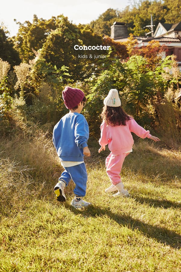 CONCOCTER - Korean Children Fashion - #Kfashion4kids - Color Fleece Top Bottom Set - 9