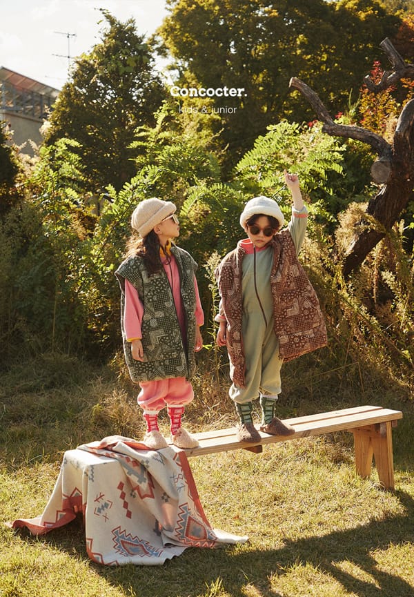 CONCOCTER - Korean Children Fashion - #Kfashion4kids - Vintage Padding Vest - 2