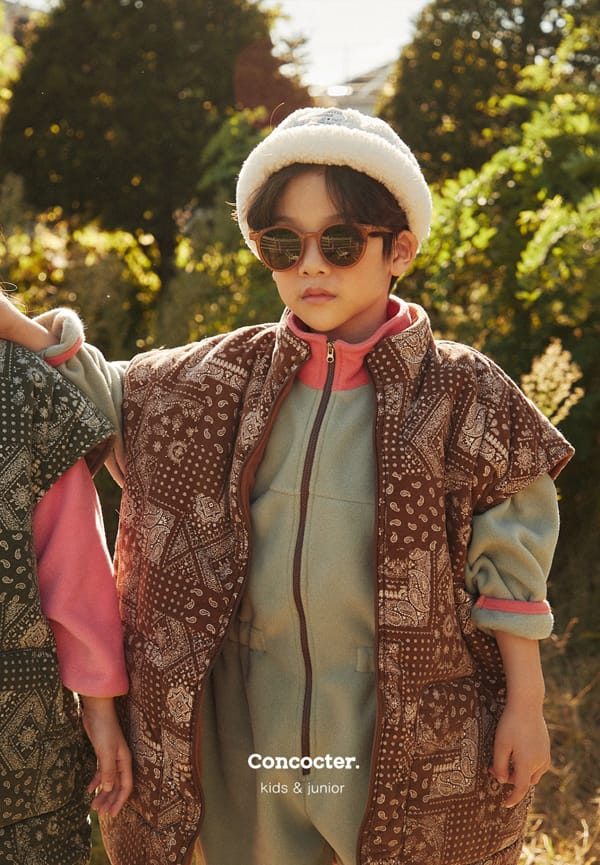 CONCOCTER - Korean Children Fashion - #Kfashion4kids - Vintage Padding Vest - 3