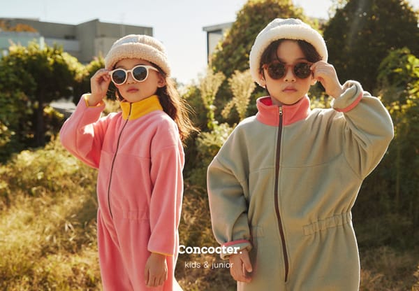 CONCOCTER - Korean Children Fashion - #Kfashion4kids - Camp Fleece Color Jumpsuit - 3