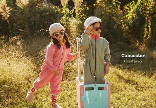 CONCOCTER - Korean Children Fashion - #Kfashion4kids - Camp Fleece Color Jumpsuit - 4