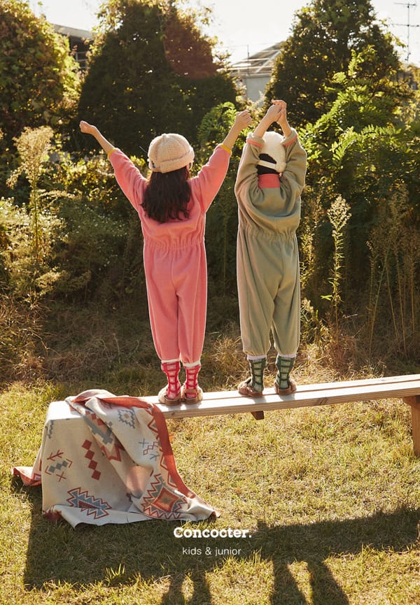 CONCOCTER - Korean Children Fashion - #Kfashion4kids - Camp Fleece Color Jumpsuit - 5
