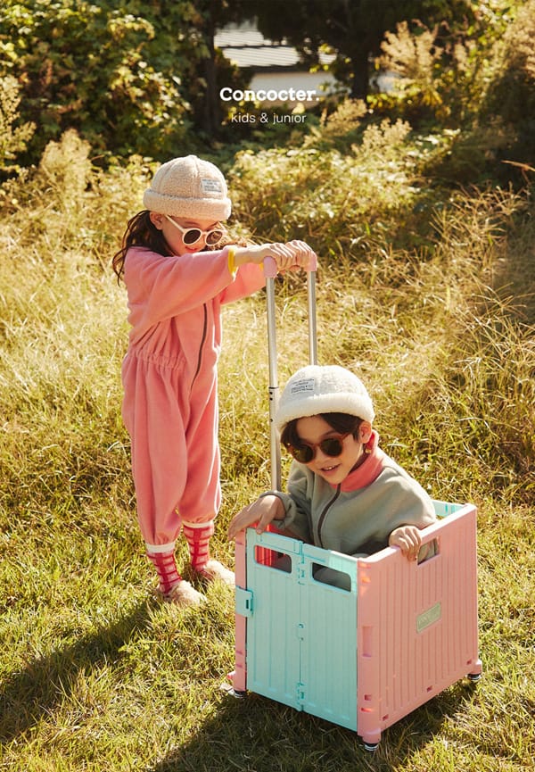 CONCOCTER - Korean Children Fashion - #Kfashion4kids - Camp Fleece Color Jumpsuit - 6