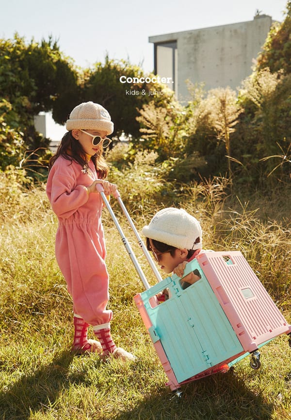 CONCOCTER - Korean Children Fashion - #Kfashion4kids - Camp Fleece Color Jumpsuit - 8