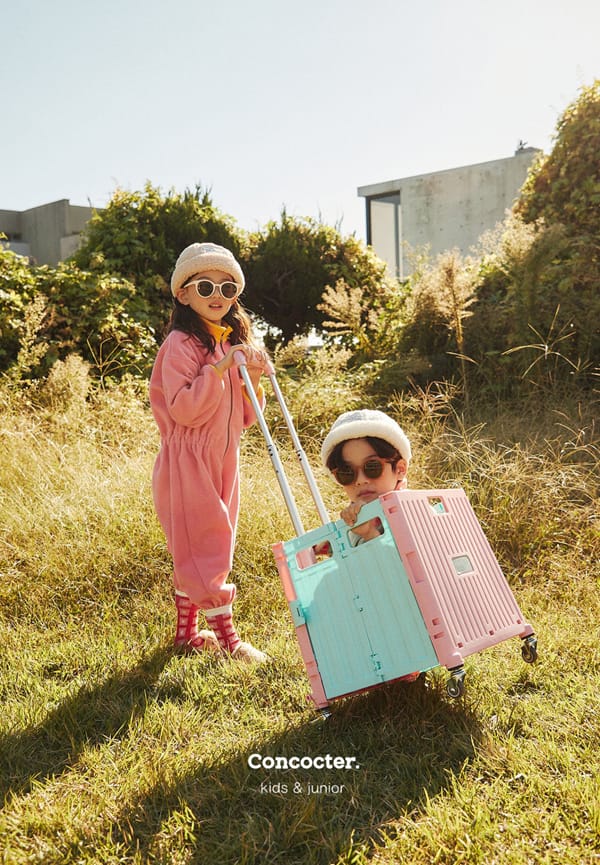 CONCOCTER - Korean Children Fashion - #Kfashion4kids - Camp Fleece Color Jumpsuit - 9