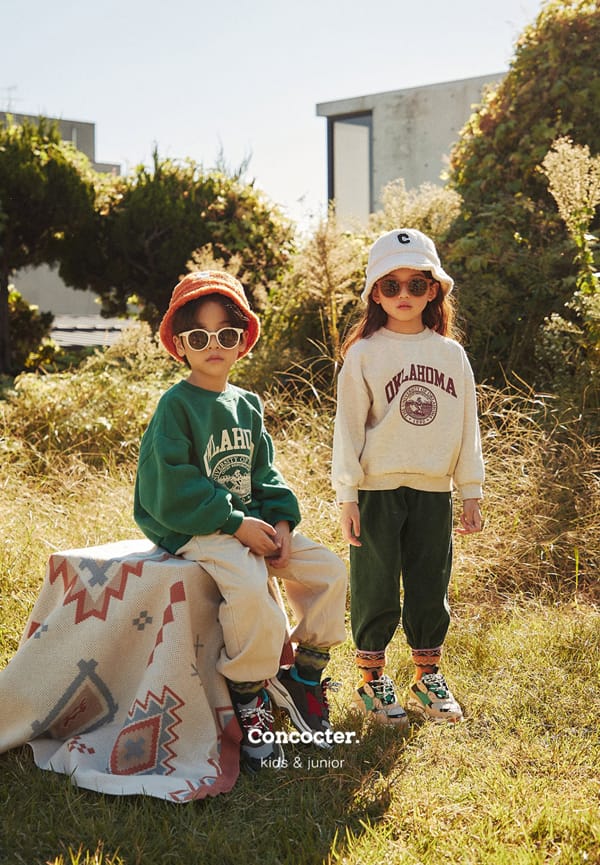 CONCOCTER - Korean Children Fashion - #Kfashion4kids - Oklahoma Fleece Sweatshirt
