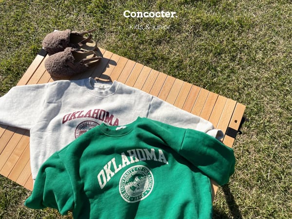 CONCOCTER - Korean Children Fashion - #Kfashion4kids - Oklahoma Fleece Sweatshirt - 10