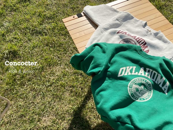 CONCOCTER - Korean Children Fashion - #Kfashion4kids - Oklahoma Fleece Sweatshirt - 12