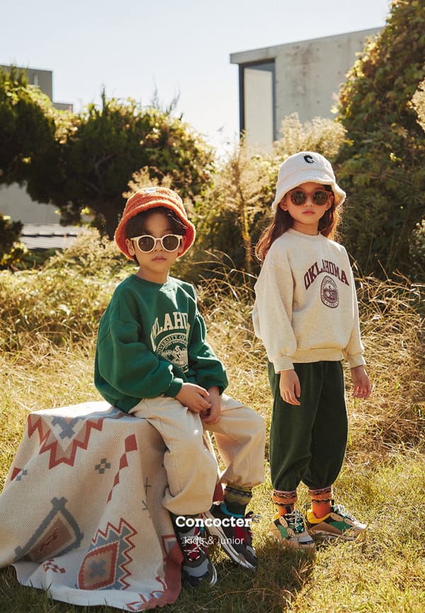 CONCOCTER - Korean Children Fashion - #Kfashion4kids - Oklahoma Fleece Sweatshirt - 2