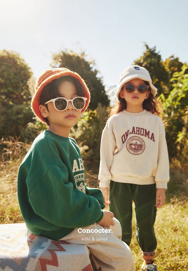 CONCOCTER - Korean Children Fashion - #Kfashion4kids - Oklahoma Fleece Sweatshirt - 3