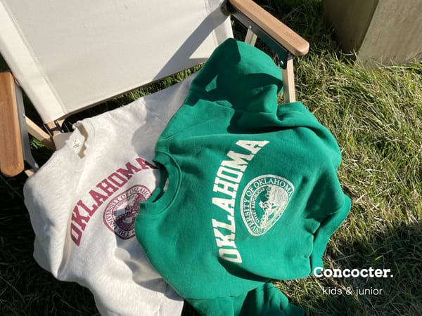 CONCOCTER - Korean Children Fashion - #Kfashion4kids - Oklahoma Fleece Sweatshirt - 9