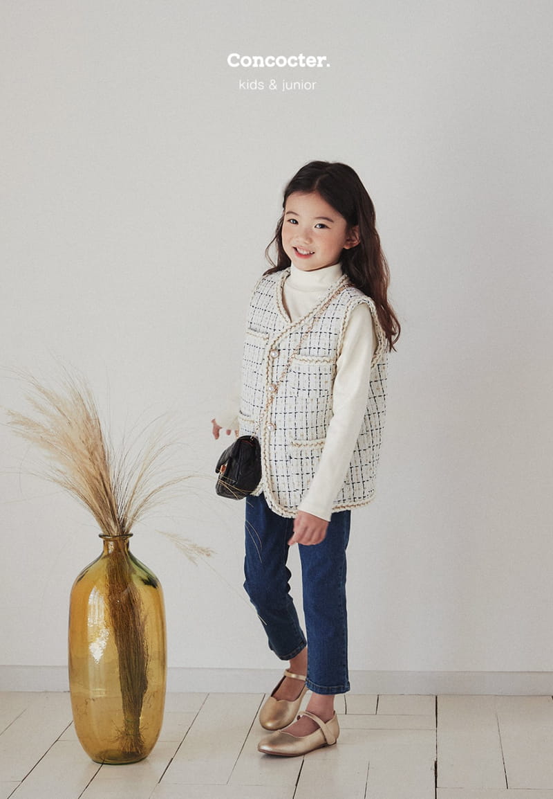 CONCOCTER - Korean Children Fashion - #Kfashion4kids - 1+1 One More Turtleneck Tee Set - 12