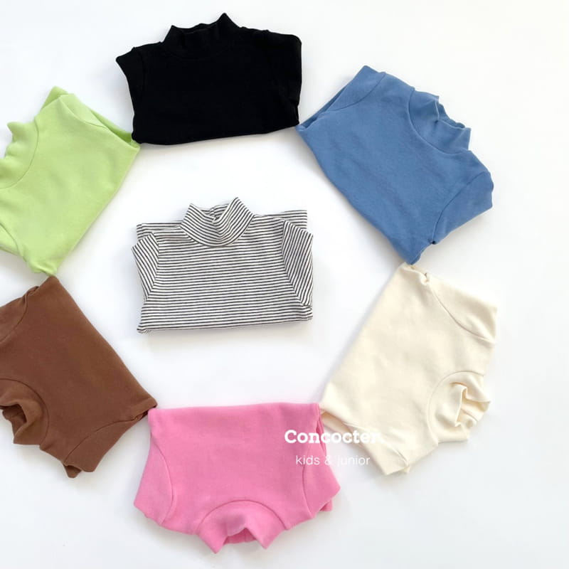 CONCOCTER - Korean Children Fashion - #Kfashion4kids - 1+1 One More Turtleneck Tee Set - 5