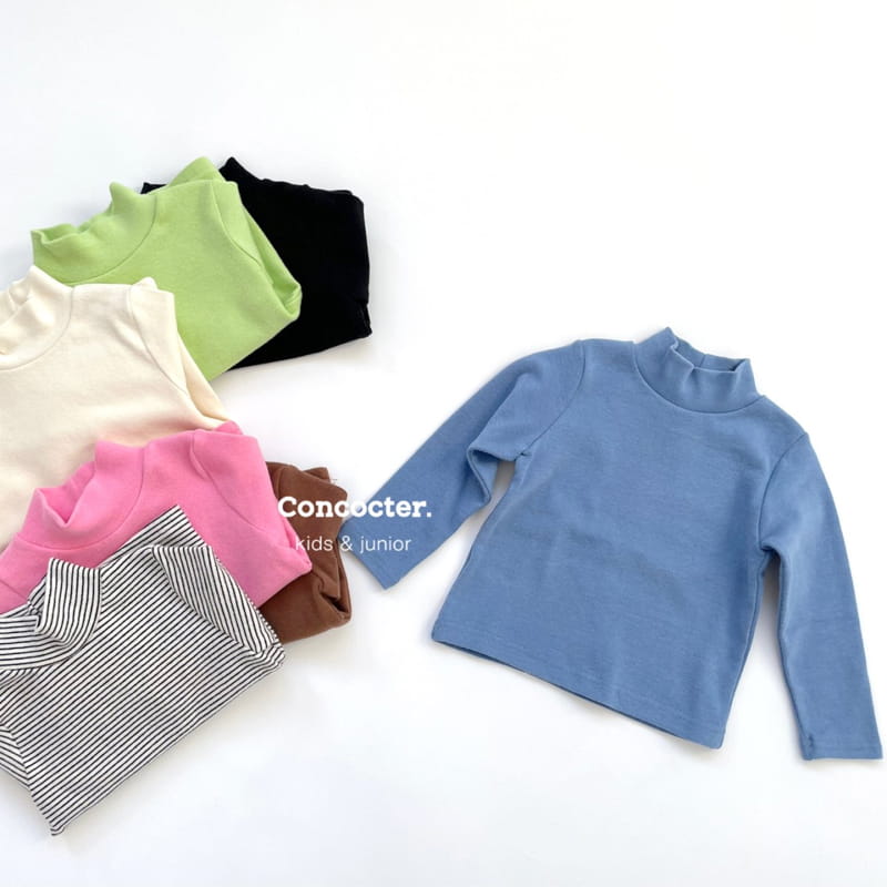 CONCOCTER - Korean Children Fashion - #Kfashion4kids - 1+1 One More Turtleneck Tee Set - 6