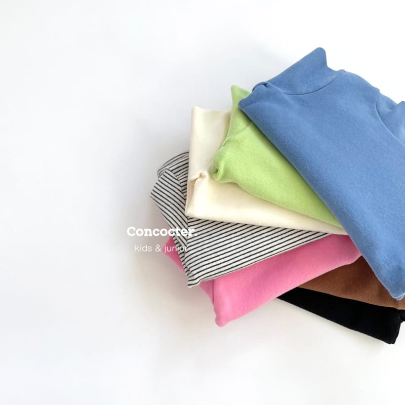 CONCOCTER - Korean Children Fashion - #Kfashion4kids - 1+1 One More Turtleneck Tee Set - 7