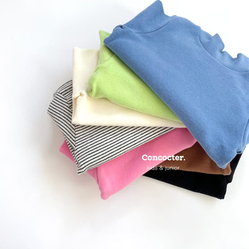 CONCOCTER - Korean Children Fashion - #Kfashion4kids - 1+1 One More Turtleneck Tee Set - 8