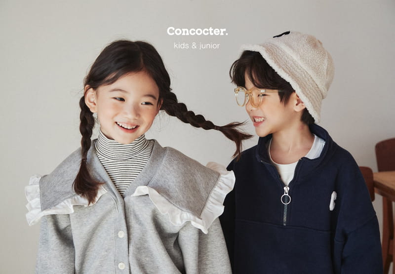 CONCOCTER - Korean Children Fashion - #Kfashion4kids - 1+1 One More Turtleneck Tee Set - 9