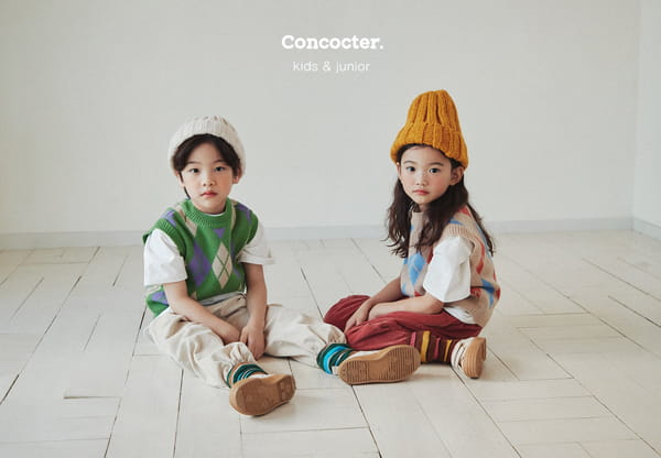 CONCOCTER - Korean Children Fashion - #Kfashion4kids - Padding Denim Quilting Shirt with Mom