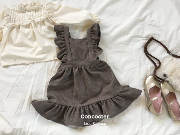 CONCOCTER - Korean Children Fashion - #Kfashion4kids - Pintuck Fleece Blouse - 10