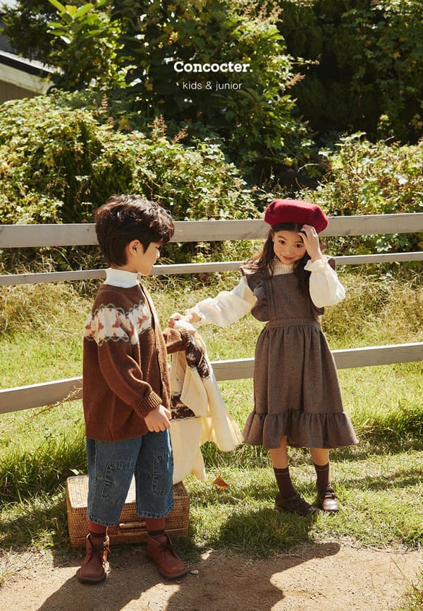 CONCOCTER - Korean Children Fashion - #Kfashion4kids - Pintuck Fleece Blouse - 5